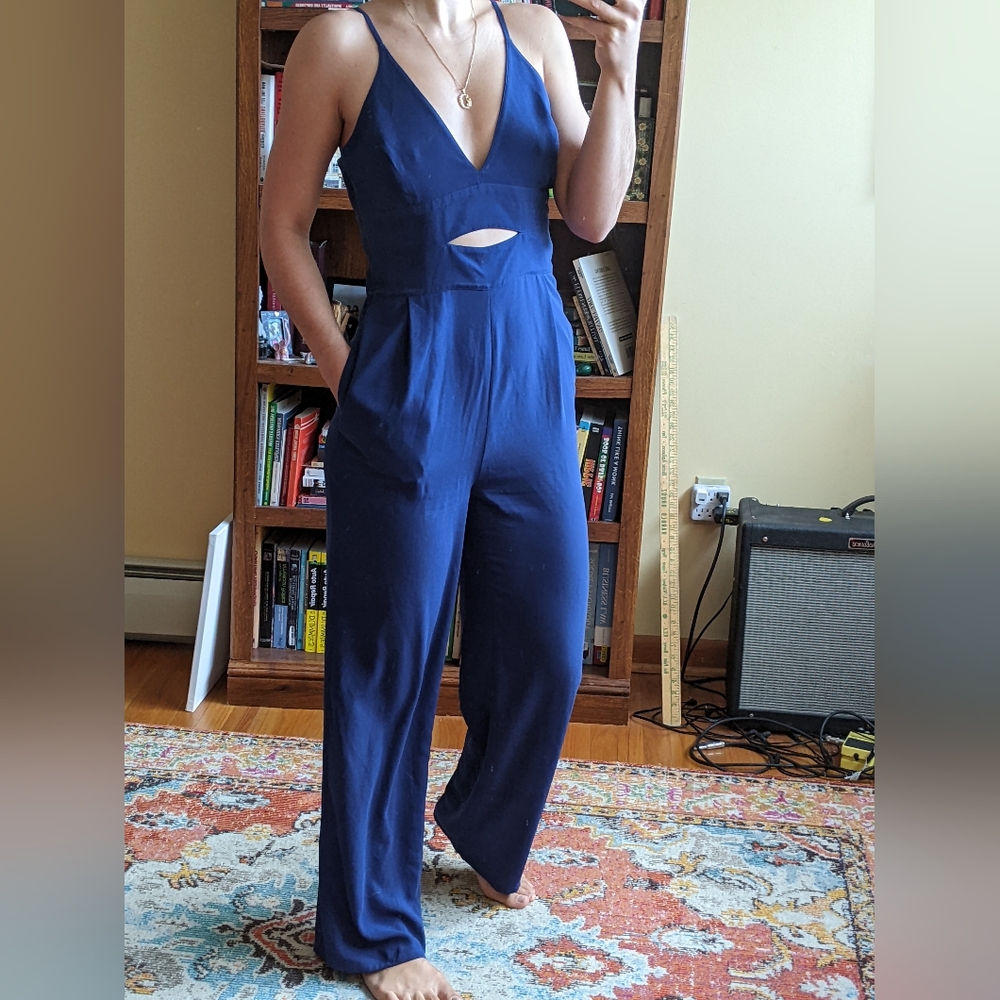 Navy Blue Leith Pantsuit
